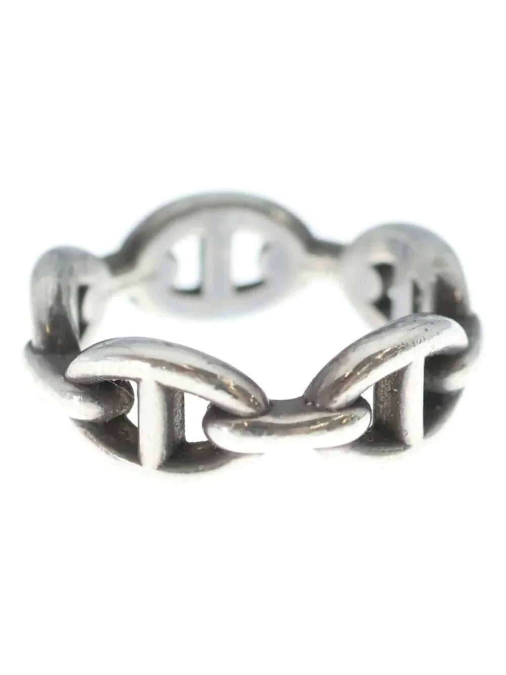 Hermes Chaine D'ancre PM Ring Silver